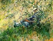 Carl Larsson flicka i blommande hagtorn china oil painting artist